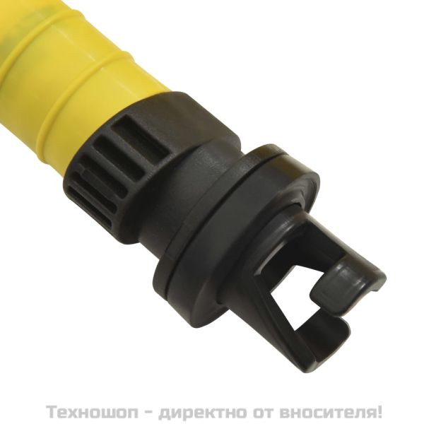 Крачна помпа, 26x18 см, PP и PE, сиво и жълто