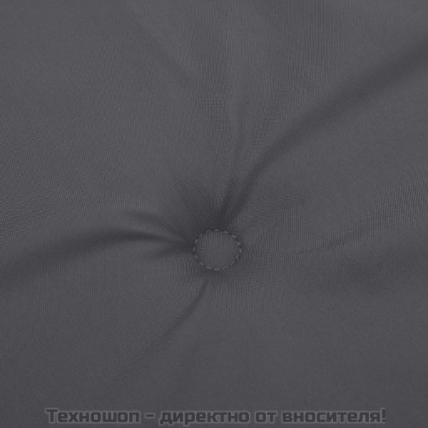 Възглавници за столове шезлонги 2 бр антрацит Оксфорд плат