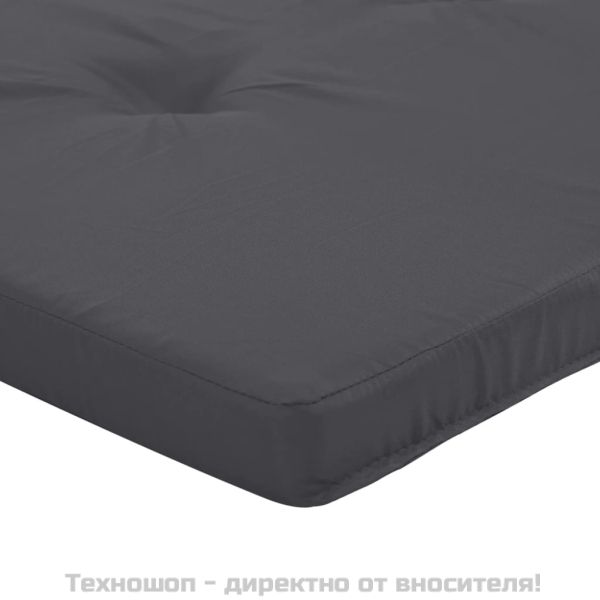 Възглавници за столове шезлонги 2 бр антрацит Оксфорд плат