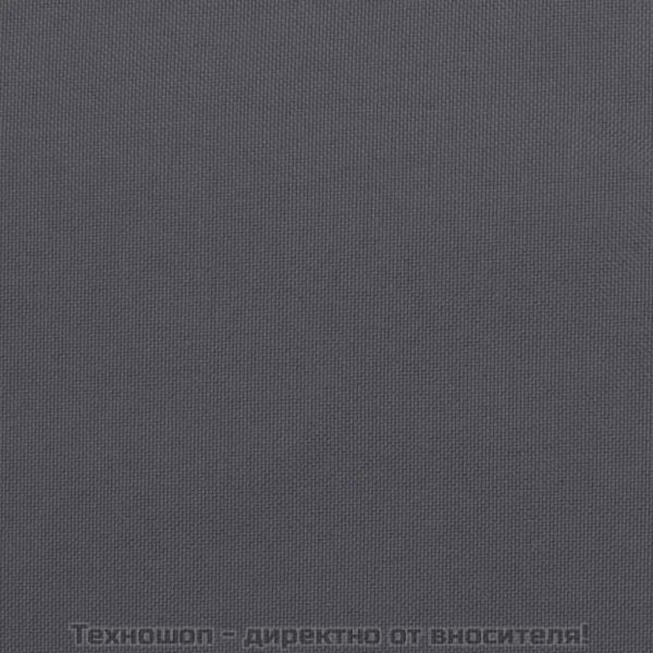 Шалте за шезлонг, антрацит, 180x60x4 см, Оксфорд плат