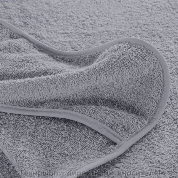 Плажни кърпи 2 бр сиви 60x135 см текстил 400 GSM