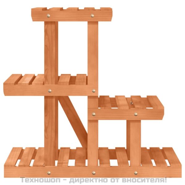 Поставка за цветя, 58x25x51 см, масивна ела