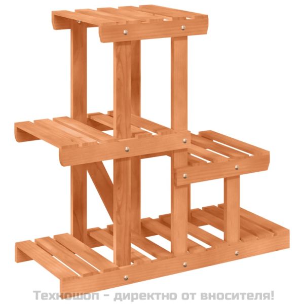 Поставка за цветя, 58x25x51 см, масивна ела