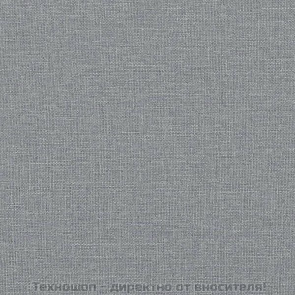 Г-образно разтегателно канапе светлосиво 279x140x70 см плат