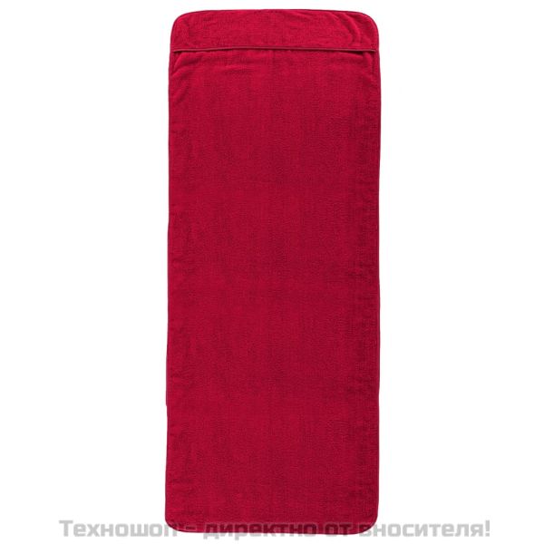 Плажни кърпи 4 бр бордо 60x135 см текстил 400 GSM