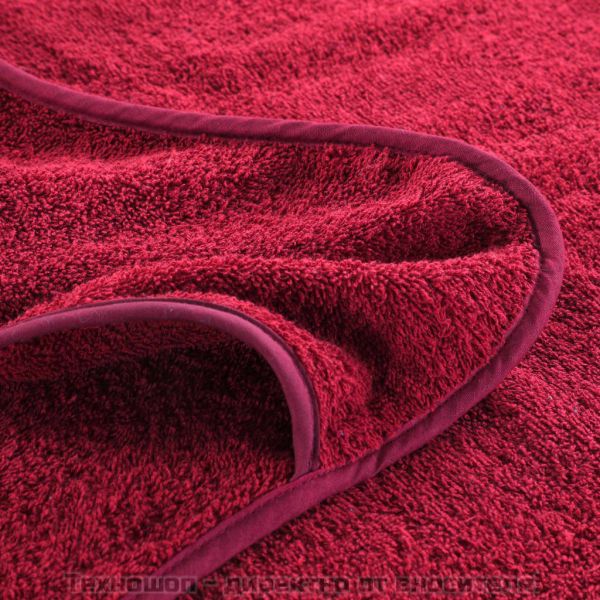 Плажни кърпи 4 бр бордо 60x135 см текстил 400 GSM