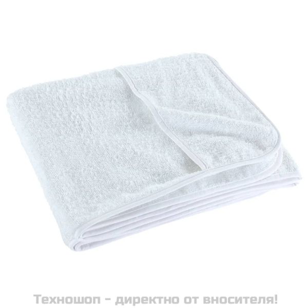 Плажни кърпи 6 бр бели 60x135 см текстил 400 GSM