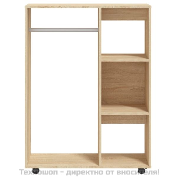 Гардероб, дъб сонома, 80x40x110 см, инженерно дърво