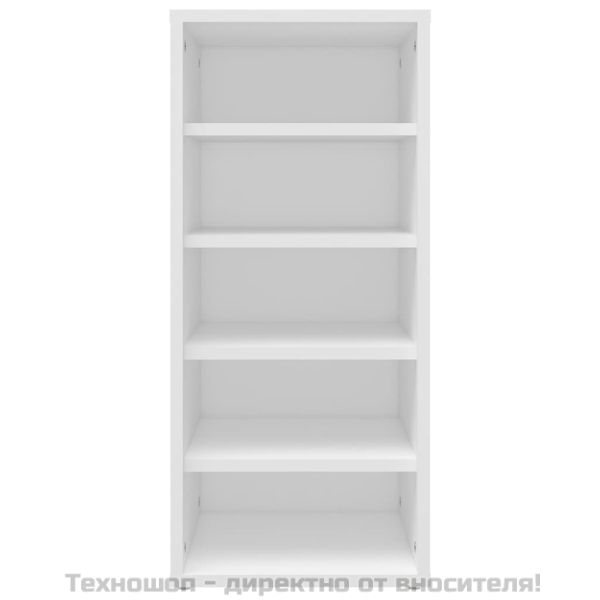 Шкафове за обувки, 2 бр, бели, 31,5x35x70 см, инженерно дърво