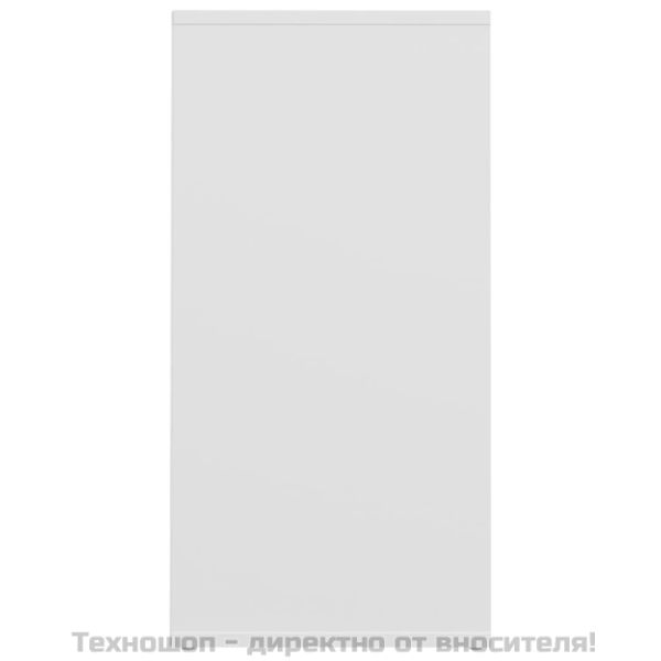 Шкафове за обувки, 2 бр, бели, 31,5x35x70 см, инженерно дърво