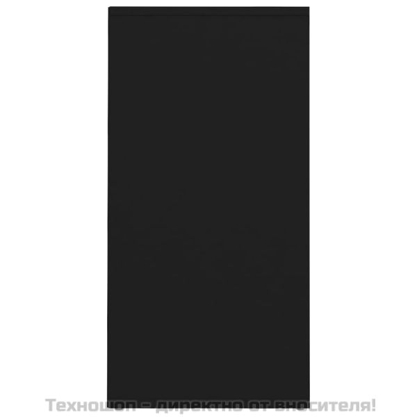 Шкафове за обувки, 2 бр, черни, 31,5x35x70 см, инженерно дърво