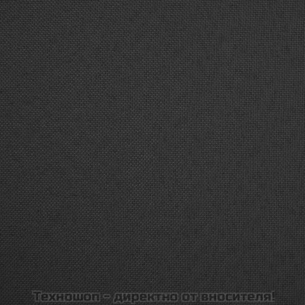 Сгъваема табуретка за съхранение, черна, изкуствен лен