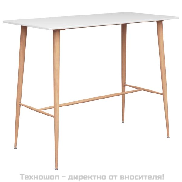 Бар комплект от 5 части, бял