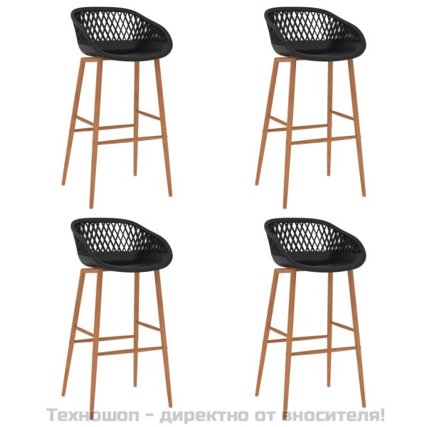 Бар комплект от 5 части, бяло и черно