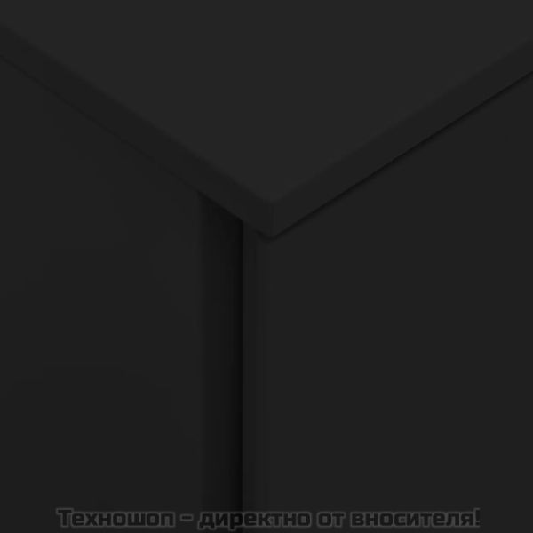 Мобилен офис шкаф, черен, 39x45x67см, стомана