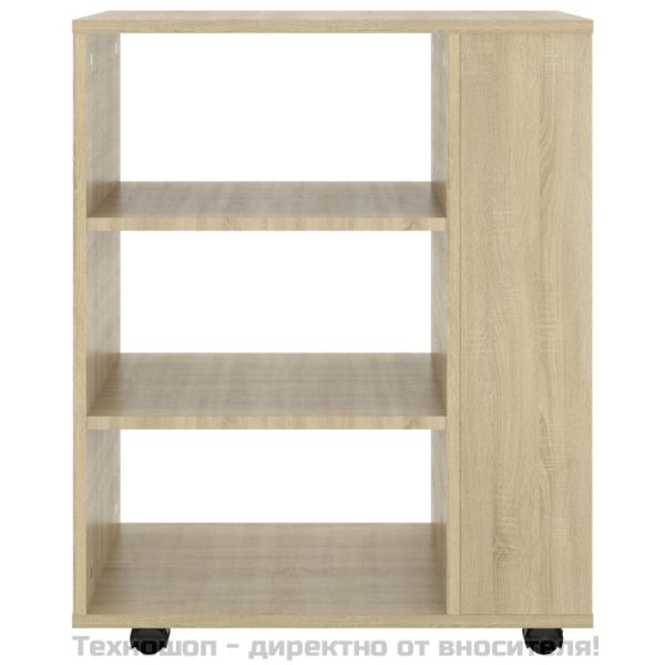 Подвижен шкаф, дъб сонома, 60x35x75 см, инженерно дърво