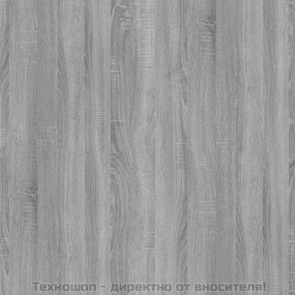 Сайдборд с 4 чекмеджета, 60x30,5x71 см, сив сонома