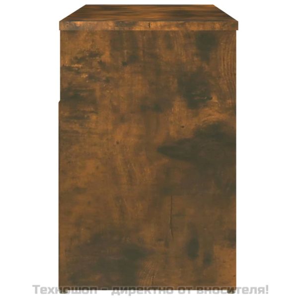 Пейка за обувки, опушен дъб, 80x30x45 см, инженерно дърво