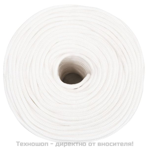Въже за лодка бяло 10 мм 500 м полипропилен