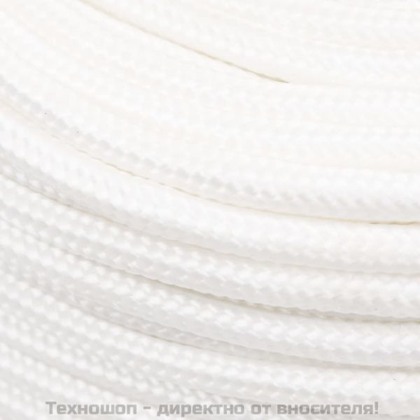 Въже за лодка бяло 10 мм 500 м полипропилен