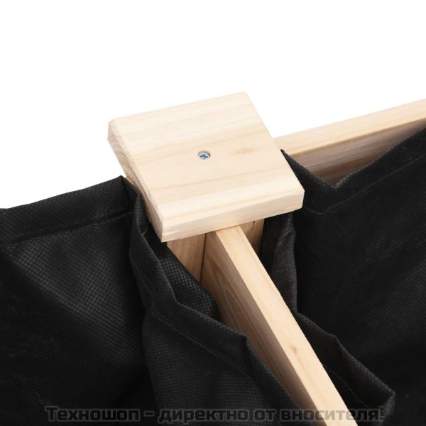 Саксия с вложка 203x53x76 см масивна ела