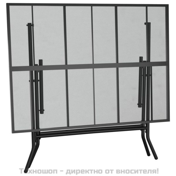 Сгъваема градинска маса, антрацит, 110x80x72 cм, стомана, мрежа