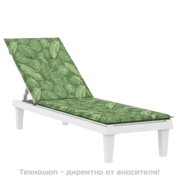 Възглавница за стол шезлонг, на листа, Оксфорд плат