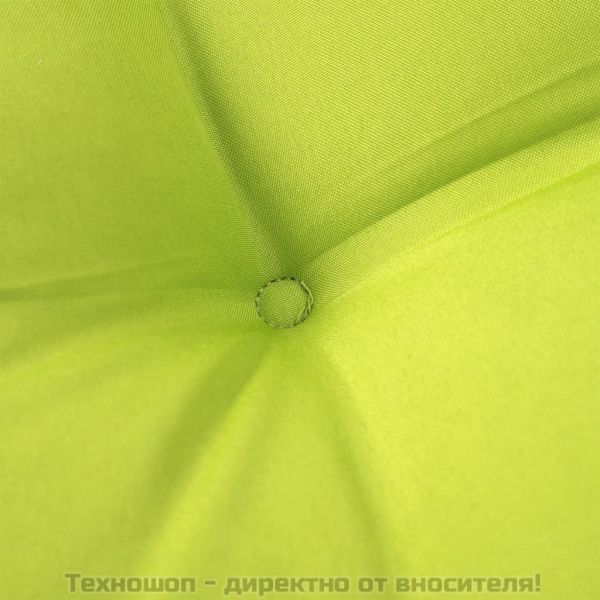 Палетни възглавници, 2 бр, яркозелени, текстил