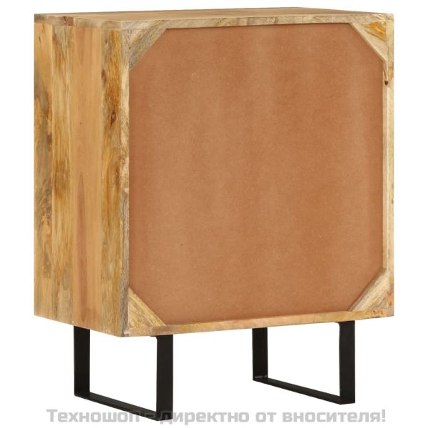 Сайдборд с 2 врати, 55x35x70 см, мангово дърво масив