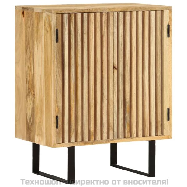 Сайдборд с 2 врати, 55x35x70 см, мангово дърво масив