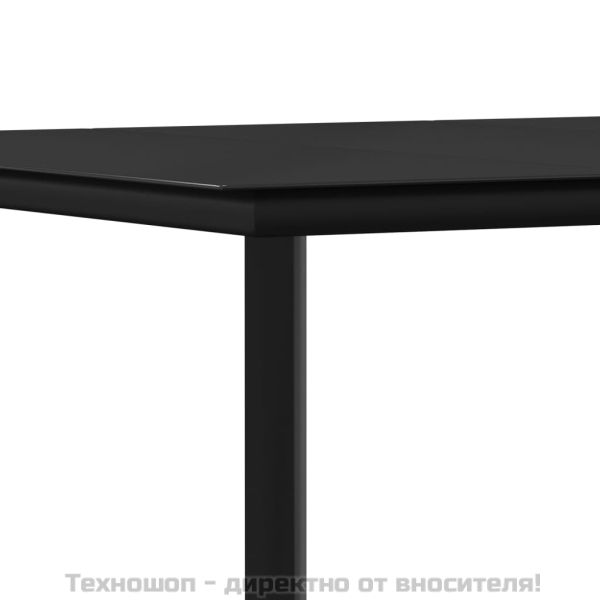 Градински комплект от 7 части с възглавници полиратан и стомана