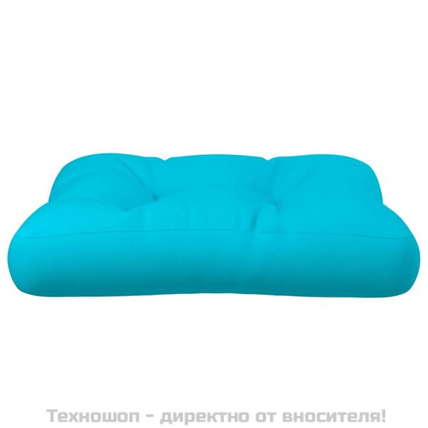Възглавница за палетен диван тюркоаз 60x61,5x10 см плат Оксфорд