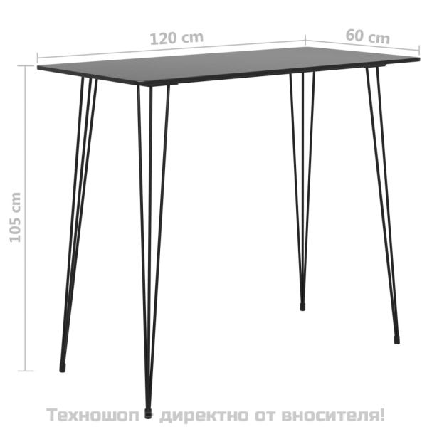 Бар комплект от 5 части, черен