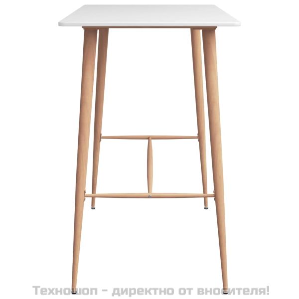 Бар комплект от 5 части, бяло и черно