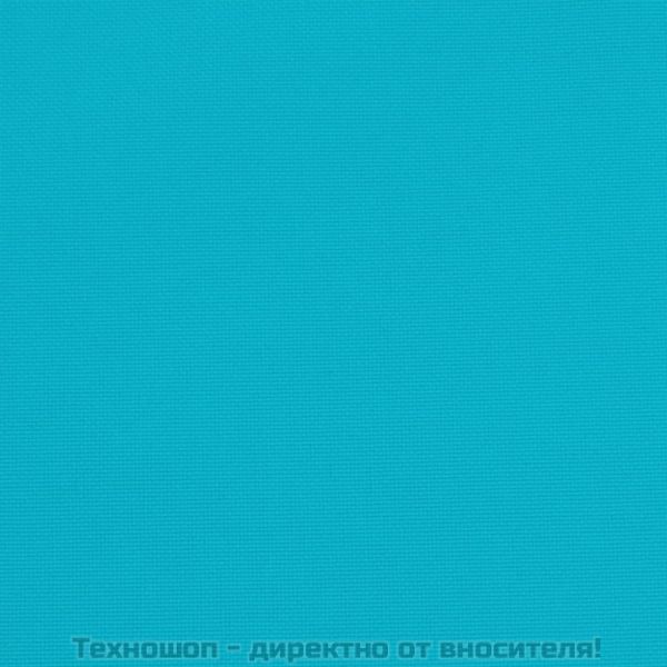 Възглавница за градинска пейка тюркоаз 200x50x7 см текстил