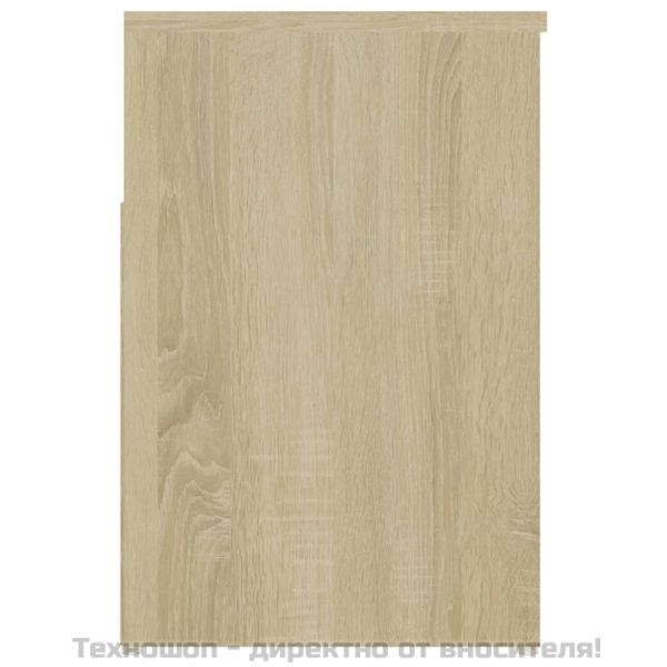 Пейка за обувки, дъб сонома, 80x30x45 см, инженерно дърво