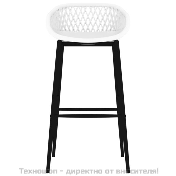 Бар столове, 2 бр, бели