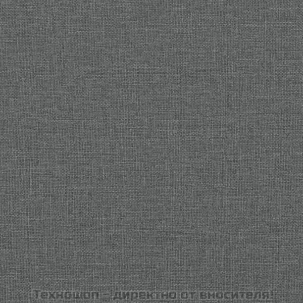 Кушетка, тъмносива, текстил