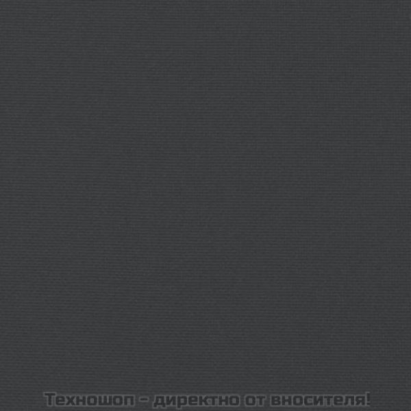 Палетна възглавница, черна, 120x80x12 см, текстил