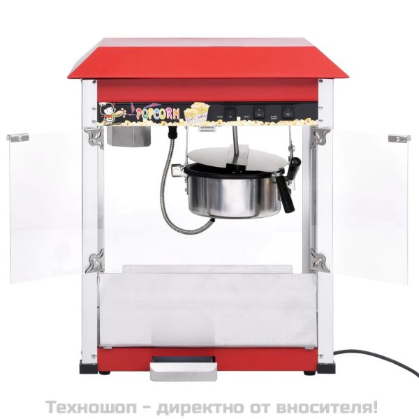 Машина за пуканки с тефлонов съд за готвене, 1400 W