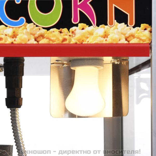 Машина за пуканки с тефлонов съд за готвене, 1400 W