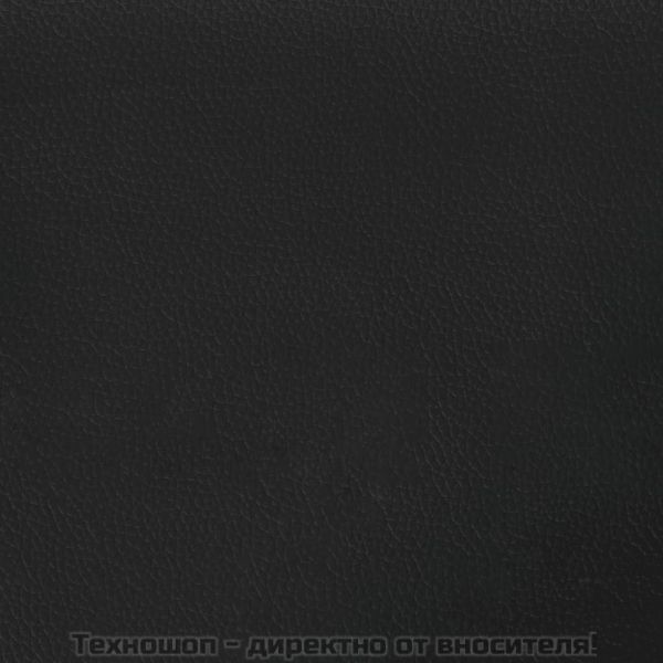 Рамка за легло черна 160x200 см изкуствена кожа