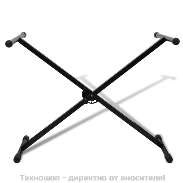 Регулируема единична стойка за синтезатор с Х-рамка