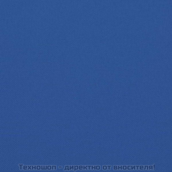 Възглавница за пейка кралско синьо 180x50x3 см Оксфорд плат