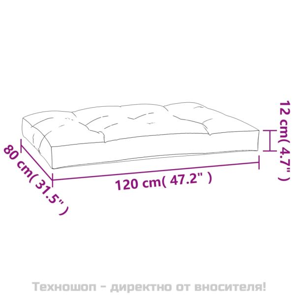 Палетни възглавници, 2 бр, розови, текстил