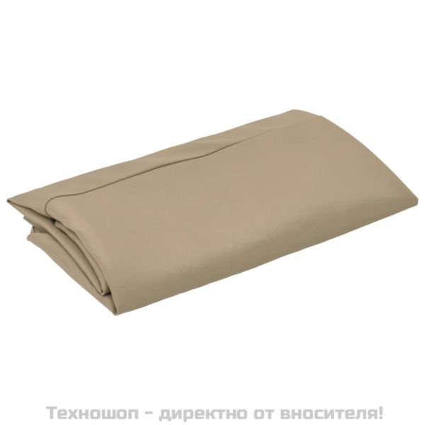 Резервно покривало за чадър с чупещо рамо, таупе, 300 см