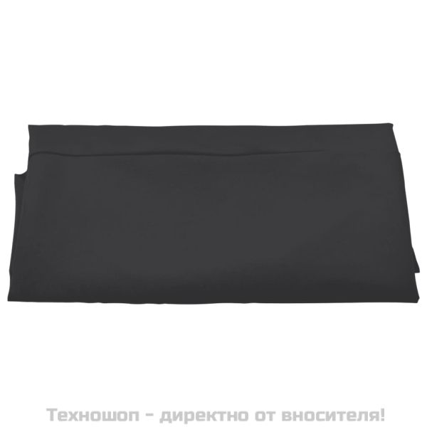 Резервно покривало за чадър с чупещо рамо, черно, 300 см