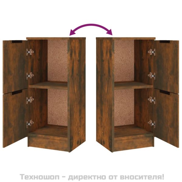 Сайдборди, 3 бр, опушен дъб, инженерно дърво