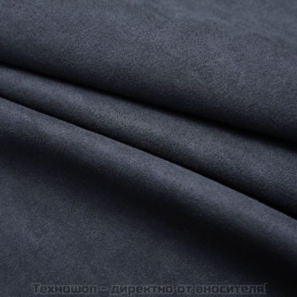 Затъмняващи завеси с метални халки, 2 бр, антрацит, 140x175 см