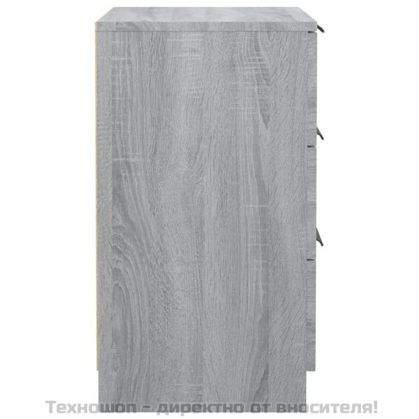Нощно шкафче, сив сонома, 40x36x65 см